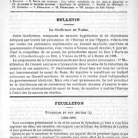 0053 - Page 49 - Comité de rédaction / Sommaire / Bulletin. La conférence de Venise / Feuilleton. Sydenham et son oeuvre (1624-1689)