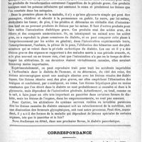 0083 - Page 79 - Revue de médecine. Les glycosuries toxiques / Correspondance