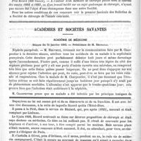 0096 - Page 92 - Correspondance. Proclamation des prix pour 1891 / Académies et sociétés savantes. Académie de médecine. Séance du 19 janvier 1892 / Feuilleton. Ricord. Discours prononcé à la séance annuelle de la Société de chirurgie, par M. Ch. Monod...