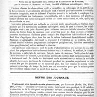 0168 - Page 164 - Revue des cliniques. Complications cérébrales des otites, par M. A. Robin / Bibliothèque. Notes sur le traitement de la syphilis en Allemagne et en Autriche, par le Docteur P. Raymond. - Paris, Société d'éditions scientifiques, 1891 / Revue des journaux. Traitement des épanchements pleurétiques, par Landgraf (Berlin. klin. Woch., 1891, n° 18) / Le diabète peut-il être transmis par contagion, par Schmitz. (Berl. klin. Woch., 1899, n° 20)