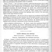 0170 - Page 166 - Académies et sociétés savantes. Académie de médecine. Séance du 2 février 1892 / Société médicale des hôpitaux. Séance du 29 janvier