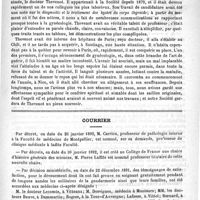 0183 - Page 179 - Compte rendu des travaux de la Société de médecine de Paris pendant l'année 1891, par le Docteur Jules Christian... / Courrier / Population des principales villes de France