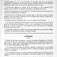 0195 - Page 191 - Académies et sociétés savantes. Société de chirurgie. Séance du 3 février 1892 / Courrier. Concours d'agrégation en chirurgie / Association générale des médecins de France