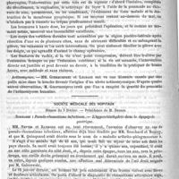 0204 - Page 200 - Académies et sociétés savantes. Académie de médecine. Séance du 9 février 1892 / Société médicale des hôpitaux. Séance du 5 février