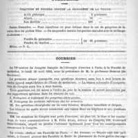 0243 - Page 239 - Faculté de médecine de Paris. Thèses de doctorat soutenues pendant l'année scolaire 1891-1892 (mois de décembre 1891) / Formulaire. Solution et poudre contre la gangrène de la vulve / Courrier / Le conseil général des Facultés de Paris