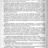 0244 - Page 240 - Courrier. Le conseil général des Facultés de Paris / Conférence sanitaire de Venise / Les étudiants-femmes à Paris / Institut de médecine à l'usage des femmes à Saint-Pétersbourg / Nécrologie [Béraud (de Génélard) / Blanchard (de Mercurey) / Block-berger (de Franqueville) / R. Brossard (de Poitiers) / Despine (de Marseille) / Cyprien Dufourc (de Metz) / Lapaume / A.-H. Paquet / G. Philips / Régnier père (de Vandreching)]