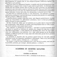 0274 - Page 270 - Revue des cliniques. Sclérose en plaques et paralysie générale, par M. le Professeur Charcot / Revue des journaux. Localisation de la goutte dans le pénis. Erection permanente pendant trois semaines. Guérison (Bulletin médical) / Académies et sociétés savantes. Académie de médecine. Séance du 23 février 1892