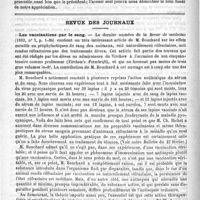 0312 - Page 308 - Revue des cliniques. De la péritonite chronique sèche tuberculeuse, par M. le Docteur E. Schwartz / Revue des journaux. Les vaccinations par le sang / Académies et sociétés savantes. Académie de médecine. Séance du 1er mars 1892