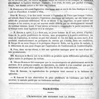 0314 - Page 310 - Académies et sociétés savantes. Société de chirurgie. Séance du 24 février 1892 / Variétés. L'élimination des microbes par la sueur