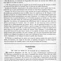 0338 - Page 334 - Académies et sociétés savantes. Société de chirurgie. Séance du 3 mars 1892 / Variétés. Les vers de terre et le bacille de la tuberculose