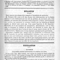0353 - Page 349 - Comité de rédaction / Sommaire / Bulletin / Feuilleton. Causerie