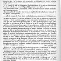0364 - Page 360 - Courrier. Concours d'agrégation en chirurgie / Statistique de la rage / A propos de la visite à la Faculté de médecine de Lyon de M. le Ministre de l'Instruction publique / Hôpitaux de Lyon / Contagion du cancer / Société de médecine de Paris