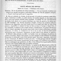 0385 - Page 381 - Académies et sociétés savantes. Académie de médecine. Séance du 15 mars 1892 / Société médicale des hôpitaux. Séance du 11 mars