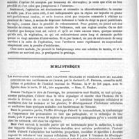 0408 - Page 404 - Revue des cliniques. Végétations vulvo-vaginales de la grossesse, par M. le Professeur Tarnier / Bibliothèque. Les protozoaires pathogènes ; leur parasitisme cellulaire et nucléaire dans les maladies infectieuses non bactériennes de l'homme, par le Docteur L.-P. Pfeiffer... - Iéna, G. Fischer
