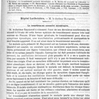 0413 - Page 409 - Comité de rédaction / Sommaire / Hôpital Lariboisière. - M. le Docteur Raymond. Le tremblement essentiel héréditaire