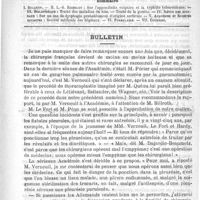 0461 - Page 457 - Comité de rédaction / Sommaire / Bulletin / Les perruches infectieuses (Bulletin médical du 30 mars)
