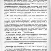 0472 - Page 468 - Courrier / Association des médecins de la Seine / Femmes-médecins des Lycées de jeunes filles / Faculté de médecine de Bordeaux / Nouveau remède / Bulletin bibliographique. Formulaire de médecine pratique, par le Docteur E. Monin...