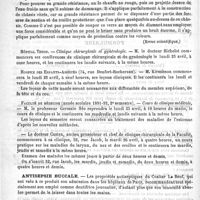 0556 - Page 552 - Courrier. Un nouveau verre / Hôpital Tenon / Hospice des Enfants-Assistés (74, rue Denfert-Rochereau) / Faculté de médecine (année scolaire 1891-92, 2e semestre)
