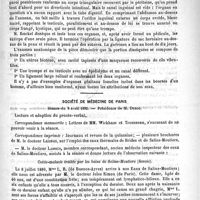 0567 - Page 563 - Académies et sociétés savantes. Académie de médecine. Séance du 19 avril 1892 / Société de médecine de Paris. Séance du 9 avril 1892