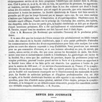 0590 - Page 586 - Société obstétricale de France / Revue des journaux. Journaux italiens. La conférence du professeur Mosso à Londres. (In Gazzetta lombarda, n° 14) / Notes critiques sur la méthode de traitement de la rage de Pasteur, par le Docteur Nino Gazzanica. (N°s 46 et 48 della Gazzetta lombarda)