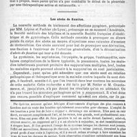 0595 - Page 591 - Bulletin / Les abcès de fixation / Feuilleton. Causerie