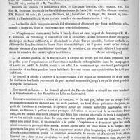 0664 - Page 660 - Courrier. Elections pour le Conseil Supérieur de l'Instruction publique / Université de Lille / Conservation des oeufs à l'aide de la vaseline