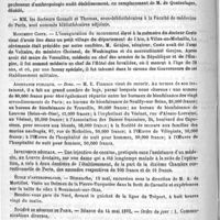 0676 - Page 672 - Académies et sociétés savantes. Société de médecine de Paris. Séance du 29 avril 1892 / Courrier / Monument Coste / Assistance publique / Imprudence médicale / École d'anthropologie / Société de médecine de Paris