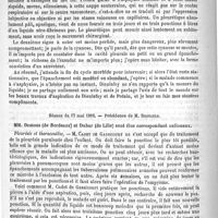 0696 - Page 692 - Académies et sociétés savantes. Académie de médecine. Séance du 10 mai 1892 / Séance du 17 mai 1892