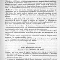 0697 - Page 693 - Académies et sociétés savantes. Académie de médecine. Séance du 17 mai 1892 / Société médicale des hôpitaux. Séance du 13 mai