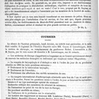 0700 - Page 696 - Variétés. La désinfection à Paris / Courrier