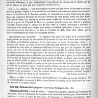 0772 - Page 768 - Courrier. Pléthore médicale / Désinfection spéciale après un cas de tétanos / Une statue à Ricord / Les blessures de la dynamite / Hôpital du Midi