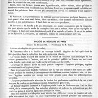 0807 - Page 803 - Académies et sociétés savantes. Société médicale des hôpitaux. Séance du 3 juin / Société de médecine de Paris. Séance du 28 mai 1892