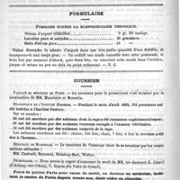 0808 - Page 804 - Académies et sociétés savantes. Société de médecine de Paris. Séance du 28 mai 1892 / Formulaire. Pommade contre la blennorrhagie chronique / Courrier. Faculté de médecine de Paris / Statistique de l'Institut Pasteur / Hôpitaux de Marseille / Nécrologie [E. Girard (d'Aulnay-sur-Odon) / V. Guyon (de Vaire-le-Grand)]