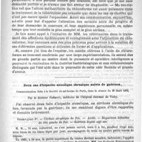 0837 - Page 833 - Du chloroforme et de ses applications aux maladies épidémiques et contagieuses et en particulier à la tuberculose, par M. le Docteur M. Desprez... / Deux cas d'hépatite alcoolique chronique suivis de guérison, communication faite à la Société de médecine de Paris, dans la séance du 26 mars 1892, par le Docteur Frémont...