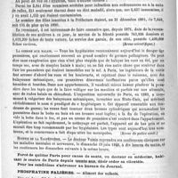 0844 - Page 840 - Courrier. Le monde du dépôt à Paris / La guerre aux balais / Hospice de la Salpètrière
