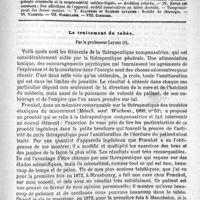 0845 - Page 841 - Comité de rédaction / Sommaire / Le traitement du tabès. Par le Professeur Leyden