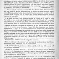 0868 - Page 864 - Courrier. Subventions aux dispensaires de Paris / L'hospitalité de nuit / Hôpitaux de Rouen / Influence du tabac sur la mortalité / Nécrologie [Dhomé] / Société de médecine de Paris