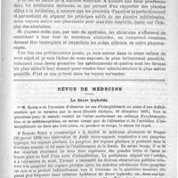 0885 - Page 881 - Clinique thérapeutique. De l'art de formuler. Première conférence : Aperçu historique, par le Docteur Dujardin-Beaumetz... / Revue de médecine. La fièvre typhoïde (Journal de méd. et de chir., 1892, 9)