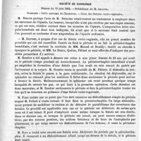 0891 - Page 887 - Revue des journaux. Action irritante de l'acide salicylique et du salicylate de soude sur les reins. (Revue de thérapeutique, 1892, 10) / Académies et sociétés savantes. Société de chirurgie. Séance du 19 juin 1892