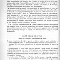 0018 - Page 18 - Académies et sociétés savantes. Académie de médecine. Séance du 3 janvier 1893 / Société médicale des hôpitaux. Séance du 30 décembre