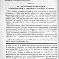 0030 - Page 30 - Hôpital des Enfants-Malades. - M. Descroizilles. D'un cas de maladie bronzée. Leçon recueillie par M. Lebon... / De l'intervention chirurgicale dans l'occlusion intestinale par calculs biliaires / Feuilleton. La rage à Paris