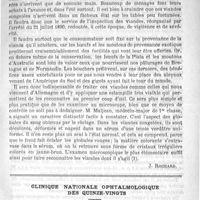 0041 - Page 41 - Hygiène. L'usine frigorifique de la Villette [J. Rochard] / Clinique nationale ophtalmologique des Quinze-Vingts. Spasme des paupières. - Blépharospasme, par M. E. Valude