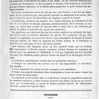 0083 - Page 83 - Revue de l'hygiène. III. L'éclairage électrique des wagons du chemin de fer du Nord (Journal de Temps) / IV. Le papillome des raffineurs de pétrole (Journal des Connaissances médicales, numéro du 5 janvier 1893) / Courrier