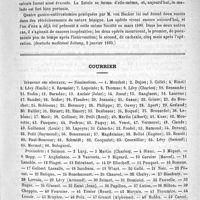 0107 - Page 107 - Revue de la presse étrangère. Chirurgie. Résection stomacales et gastro-entérostomie (Deutsche médizinal Zeitung, 2 janvier 1893) / Courrier. Internat des hôpitaux / Hôpital St-Louis