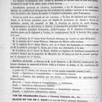 0120 - Page 120 - Courrier. Hôpitaux de Paris / Conférences cliniques de l'Hôpital Lariboisière / Corps de santé de la marine et des colonies / Hôpital St-Louis