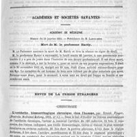 0125 - Page 125 - Les complications pleuro-pulmonaires de l'amygdalite aiguë, par H. Richardière... / Académies et sociétés savantes. Académie de médecine. Séance du 24 janvier 1893 / Revue de la presse étrangère. Chirurgie. L'uréthrite blennorhagique chronique chez l'homme, par Ernest Finger. (Deutsche Medizinal Zeitung, 1893, n° 1)