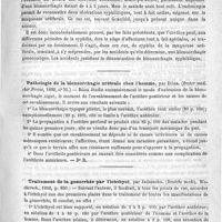 0127 - Page 127 - Revue de la presse étrangère. Chirurgie. La blennorrhagie syphilitique, par Grünfeld. (International Klin. Rundschau, 1891, n° 52) / Pathologie de la blennorrhagie urétrale chez l'homme, par Rona. (Pester med. chir. Presse, 1892, n° 35) / Traitement de la gonorrhée par l'ichthyol, par Jadassohn. (Deutche mediz. Wochersch., 1892, p. 850)