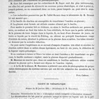 0154 - Page 154 - Académies et sociétés savantes. Société de biologie. Séance du 28 janvier 1893 / Société de thérapeutique. Séance du 25 janvier 1893
