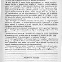 0163 - Page 163 - Académies et sociétés savantes. Académie de médecine. Séance du 31 janvier 1893 / Médecine navale. Embarquement des médecins principaux sur les cuirassés d'escadre