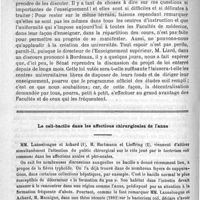 0182 - Page 182 - Bulletin / Le coli-bacille dans les affections chirurgicales de l'anus